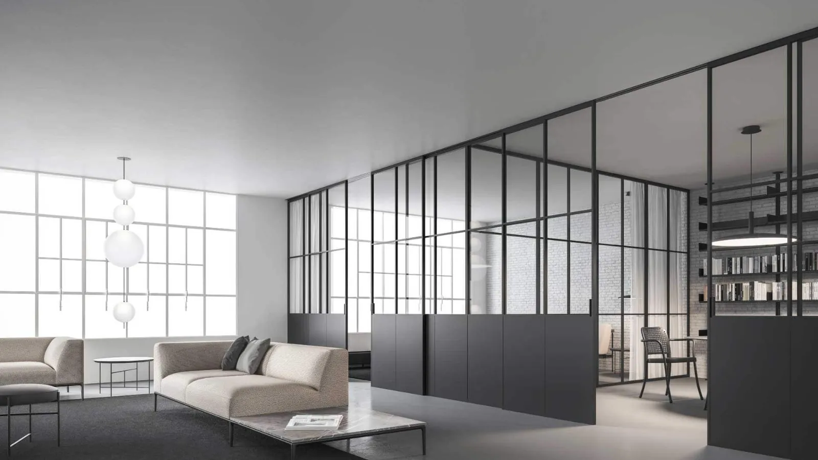 Porte in Vetro Stile Industrial: Scopri la Linea OFFICINA di ADL Design